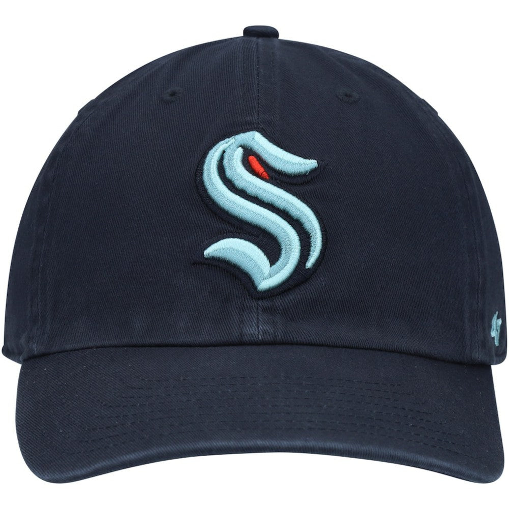 Seattle Kraken '47 Clean Up Adjustable Hat - Deep Sea Blue Hats