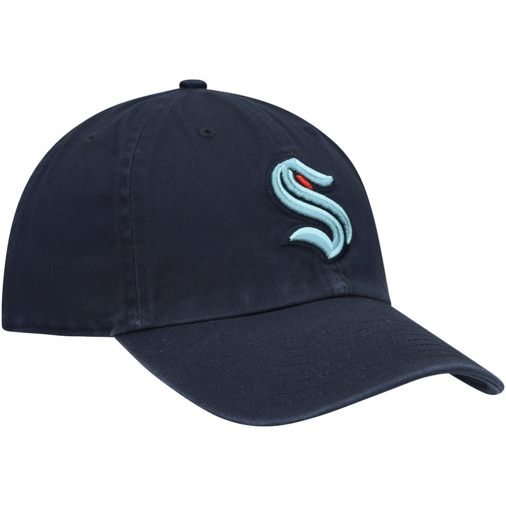 Seattle Kraken '47 Clean Up Adjustable Hat - Deep Sea Blue Hats