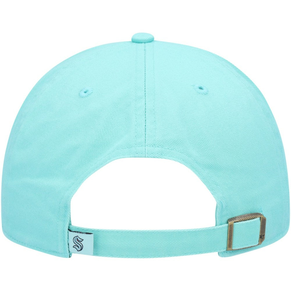 Seattle Kraken '47 Logo Clean Up Adjustable Hat - Light Blue Hats