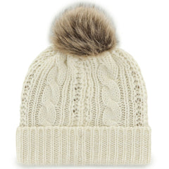 Buffalo Sabres '47 Women's Meeko Cuffed Knit Hat with Pom - White Hats
