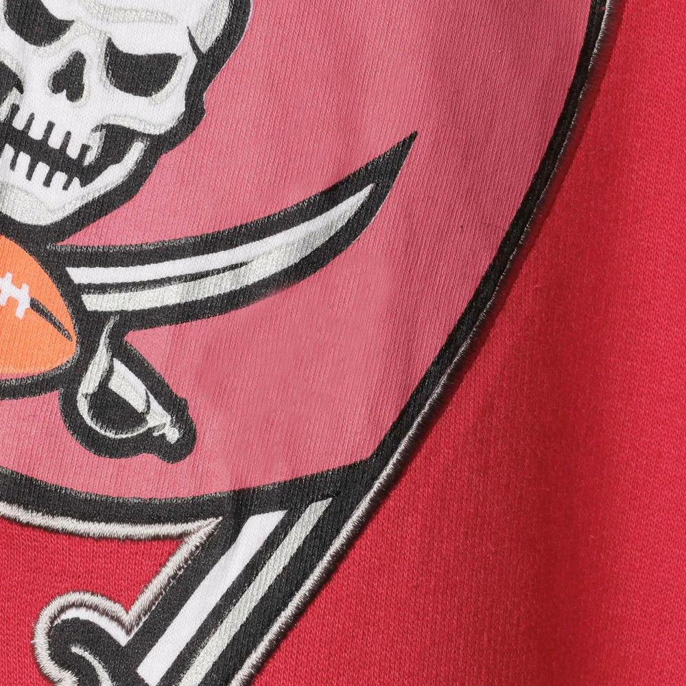 Tampa Bay Buccaneers Big & Tall Block Party Pullover Hoodie - Red/Pewter for sale