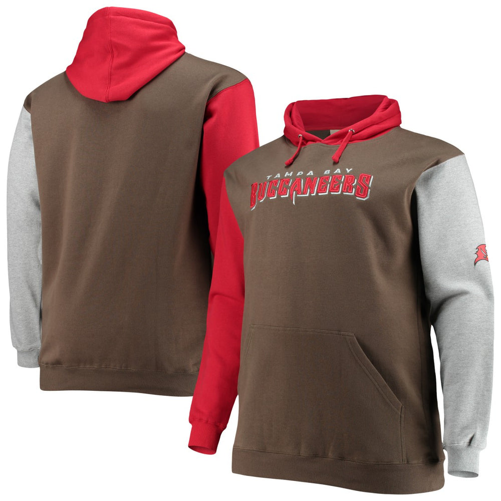 Tampa Bay Buccaneers Big & Tall Pullover Hoodie - Red/Black for sale