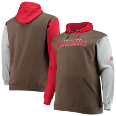 Tampa Bay Buccaneers Big & Tall Pullover Hoodie - Red/Black for sale