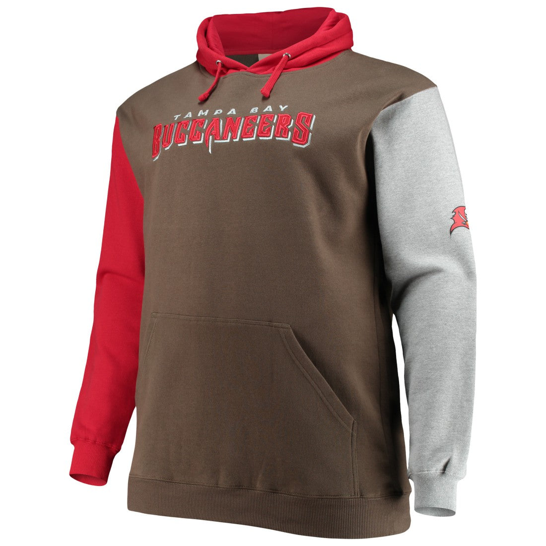 Tampa Bay Buccaneers Big & Tall Pullover Hoodie - Red/Black for sale