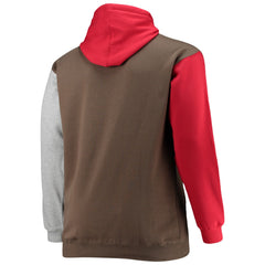 Tampa Bay Buccaneers Big & Tall Pullover Hoodie - Red/Black for sale