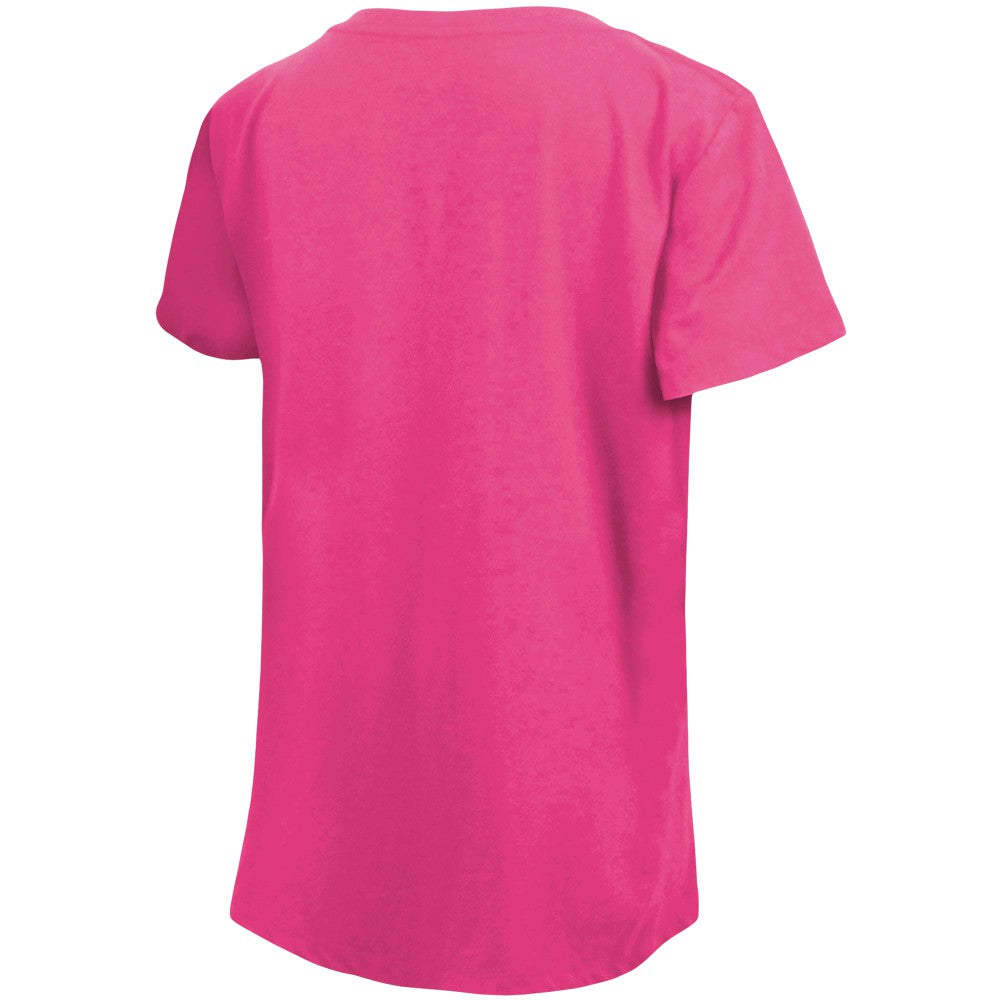 Kansas City Royals Girls Youth Jersey Stars V-Neck T-Shirt Pink