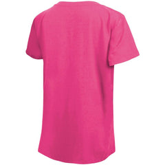 Washington Nationals Girl's Youth Jersey Stars V-Neck T-Shirt Pink