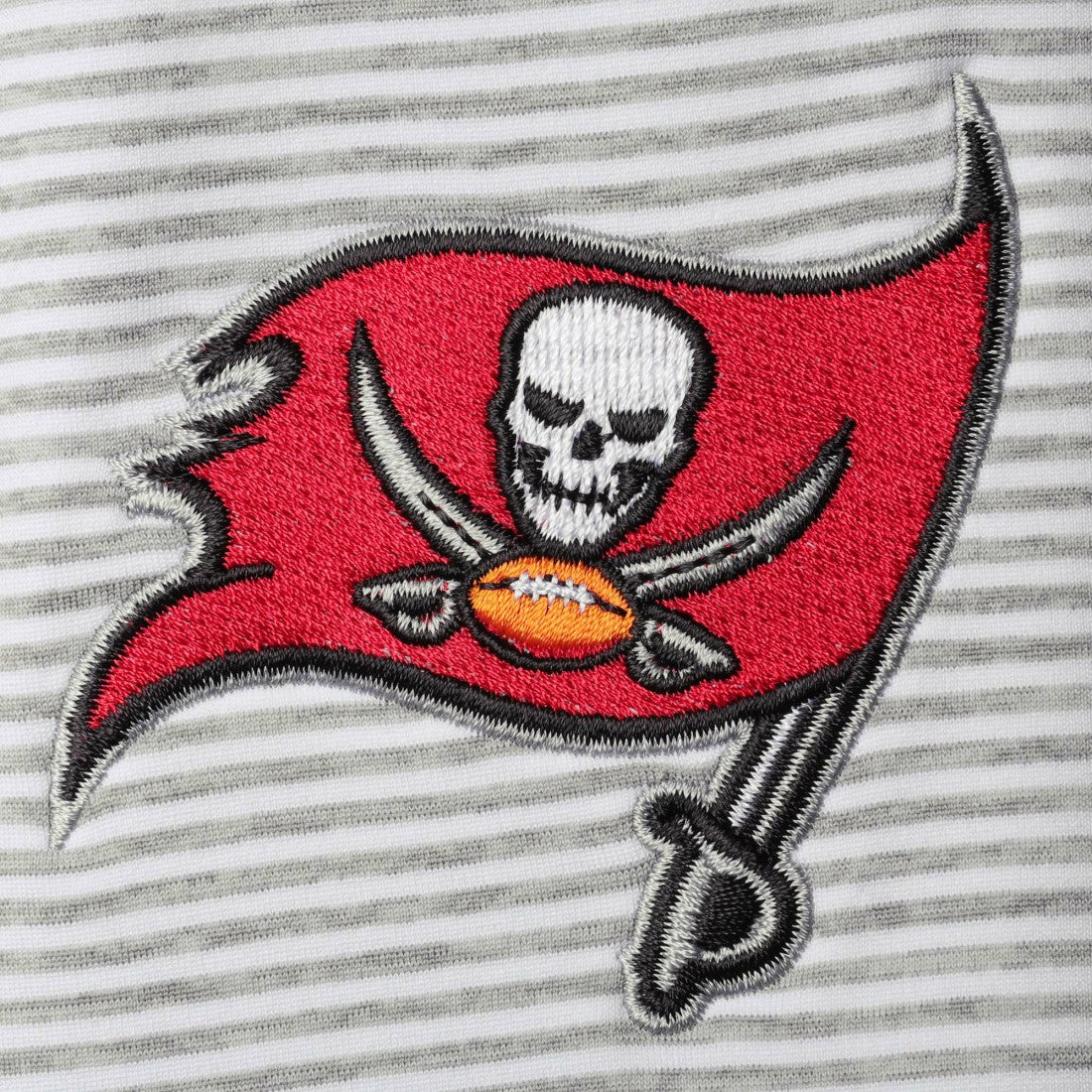 Tampa Bay Buccaneers Vineyard Vines Women's Sankaty Shep Half-Zip Pullover Top - Heather Gray for sale