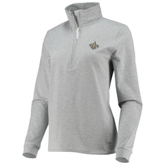 New Orleans Saints Vineyard Vines Women's Sankaty Shep Half-Zip Pullover Top - Heather Gray sale