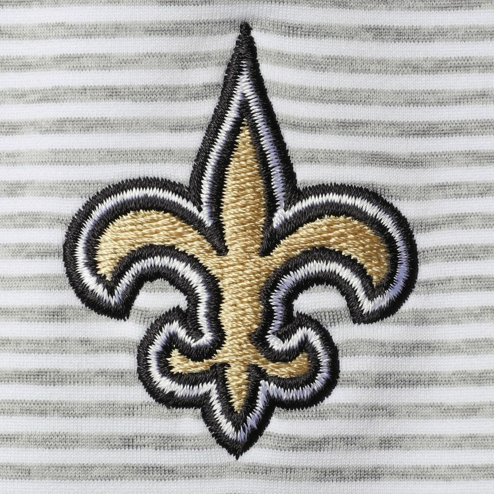 New Orleans Saints Vineyard Vines Women's Sankaty Shep Half-Zip Pullover Top - Heather Gray sale