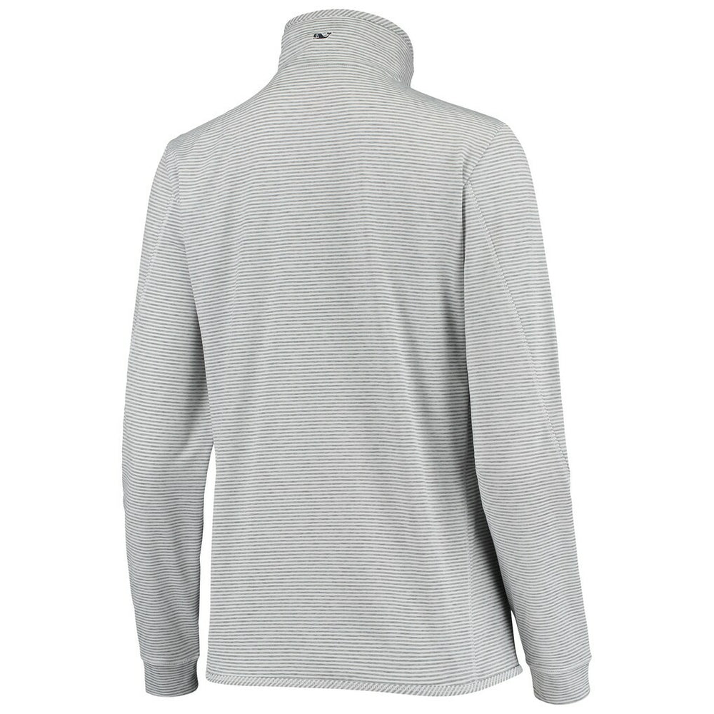 Minnesota Vikings Vineyard Vines Women's Sankaty Shep Half-Zip Pullover Top - Heather Gray sale
