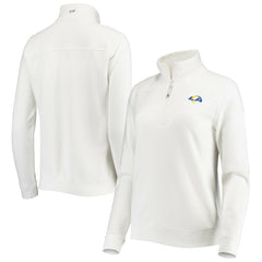 Los Angeles Rams Vineyard Vines Women's Shep Shirt Quarter-Zip Sweatshirt - White online