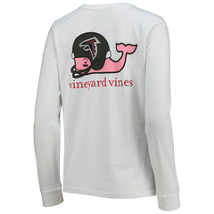 Atlanta Falcons Vineyard Vines Women's Helmet Long Sleeve T-Shirt - White discount