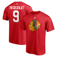 Bobby Hull Chicago Blackhawks Fanatics Authentic Stack Retired Player Nickname & Number T-Shirt - Red T-shirts