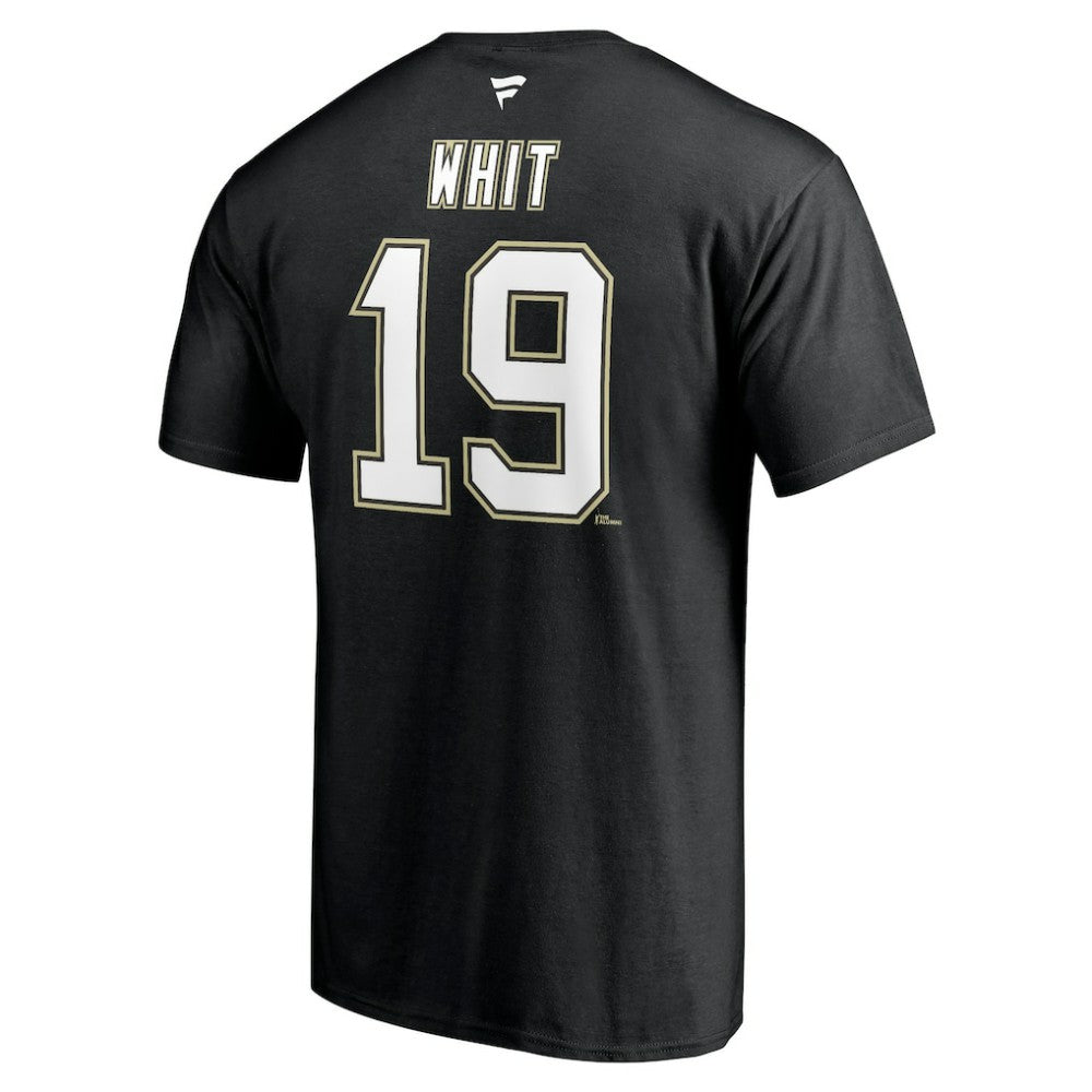 Ryan Whitney Pittsburgh Penguins Fanatics Authentic Stack Retired Player Nickname & Number T-Shirt - Black T-shirts