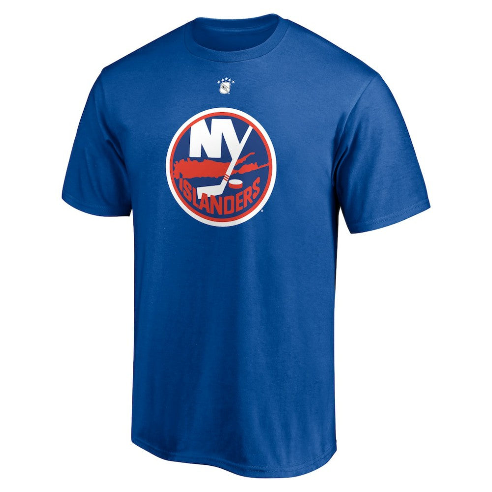 Glenn Resch New York Islanders Fanatics Authentic Stack Retired Player Nickname & Number T-Shirt - Royal T-shirts