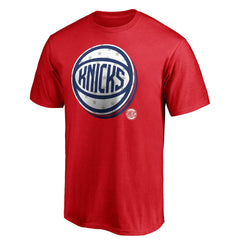 New York Knicks Red White & Team T-Shirt - Red cheap