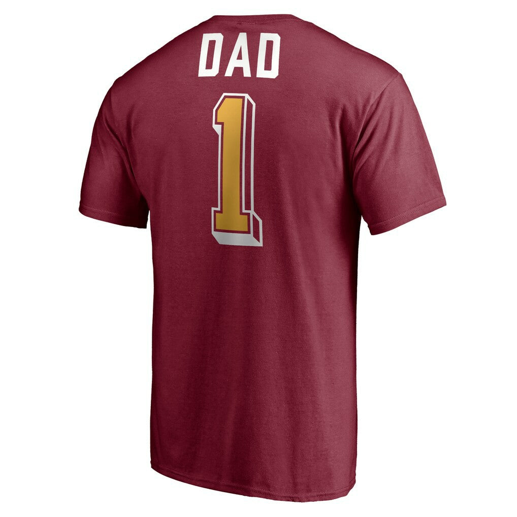 Cleveland Cavaliers Number One Dad T-Shirt sale - Garnet for sale