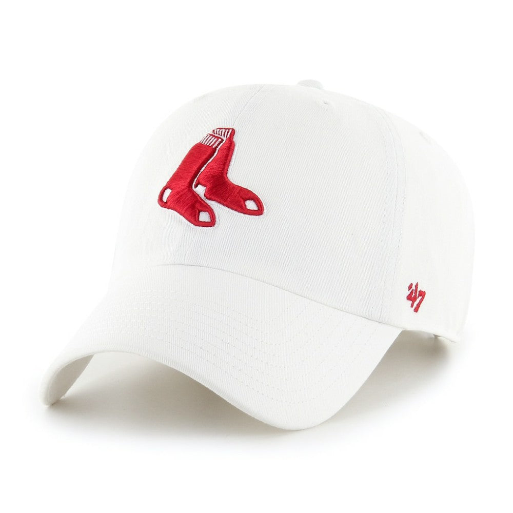 Boston Red Sox Clean Up Adjustable Hat White
