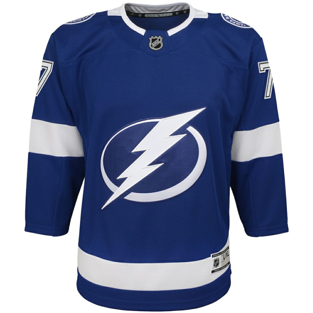 Victor Hedman Tampa Bay Lightning Youth Home Premier Player Jersey - Blue Jerseys