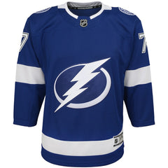 Victor Hedman Tampa Bay Lightning Youth Home Premier Player Jersey - Blue Jerseys