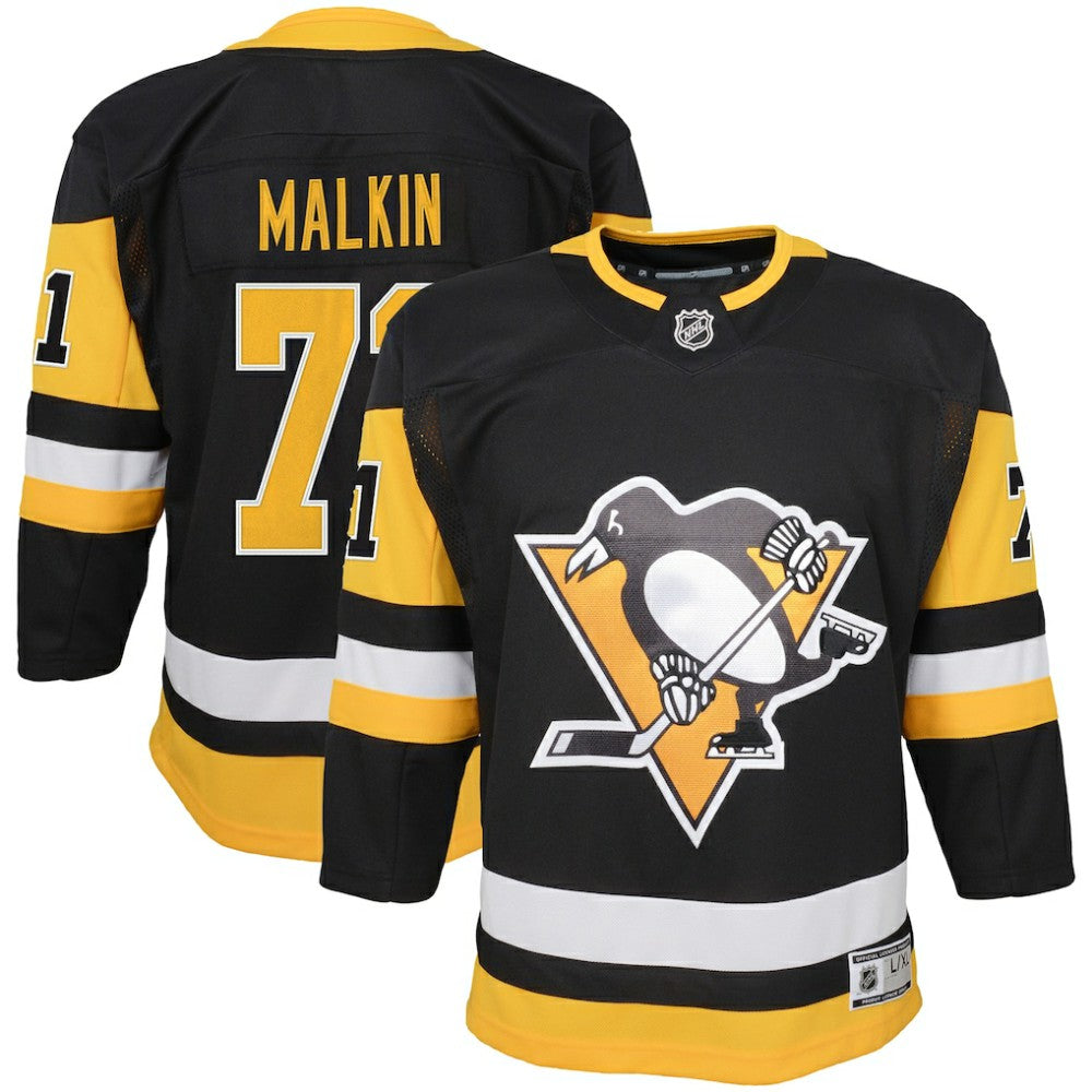 Evgeni Malkin Pittsburgh Penguins Youth Home Premier Player Jersey - Black Jerseys