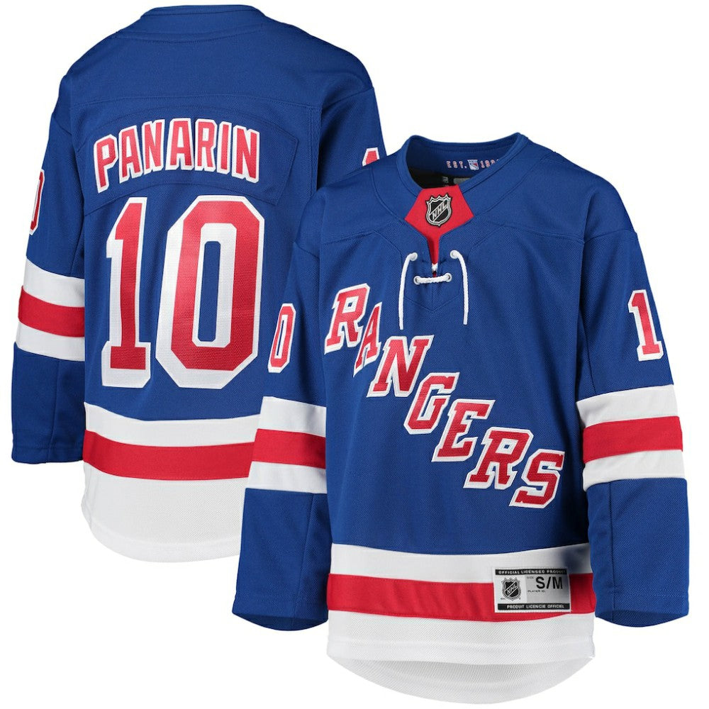 Artemi Panarin New York Rangers Youth Home Premier Player Jersey - Blue Jerseys