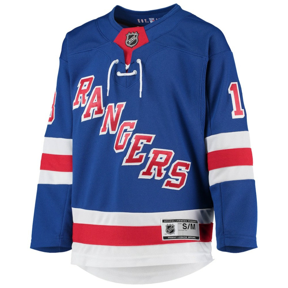 Alexis Lafreniere New York Rangers Youth Home Premier Player Jersey - Blue Jerseys