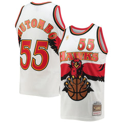 Dikembe Mutombo Atlanta Hawks 1996/97 Hardwood Classics Swingman Jersey - White discount