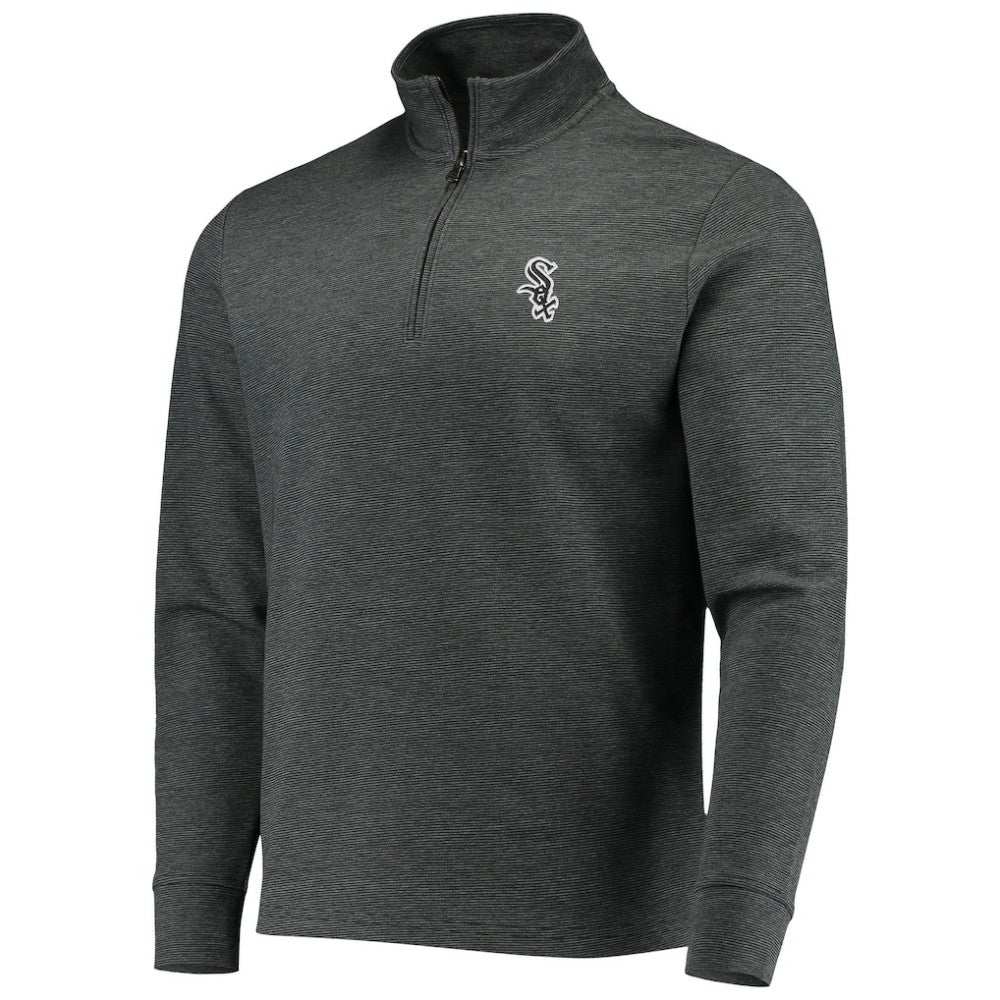 Chicago White Sox Vineyard Vines Saltwater Quarter-Zip Jacket Charcoal