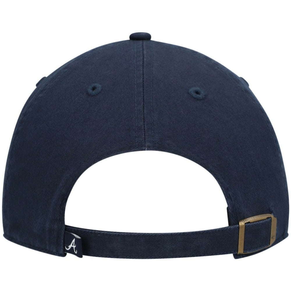Atlanta Braves Youth Team Logo Clean Up Adjustable Hat Navy
