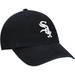 Chicago White Sox Youth Team Logo Clean Up Adjustable Hat Black