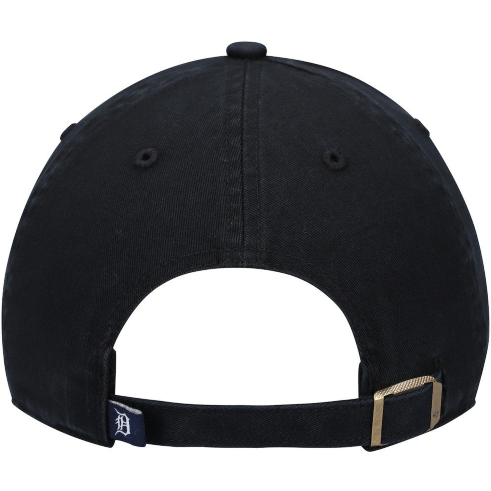 Detroit Tigers Youth Team Logo Clean Up Adjustable Hat Black