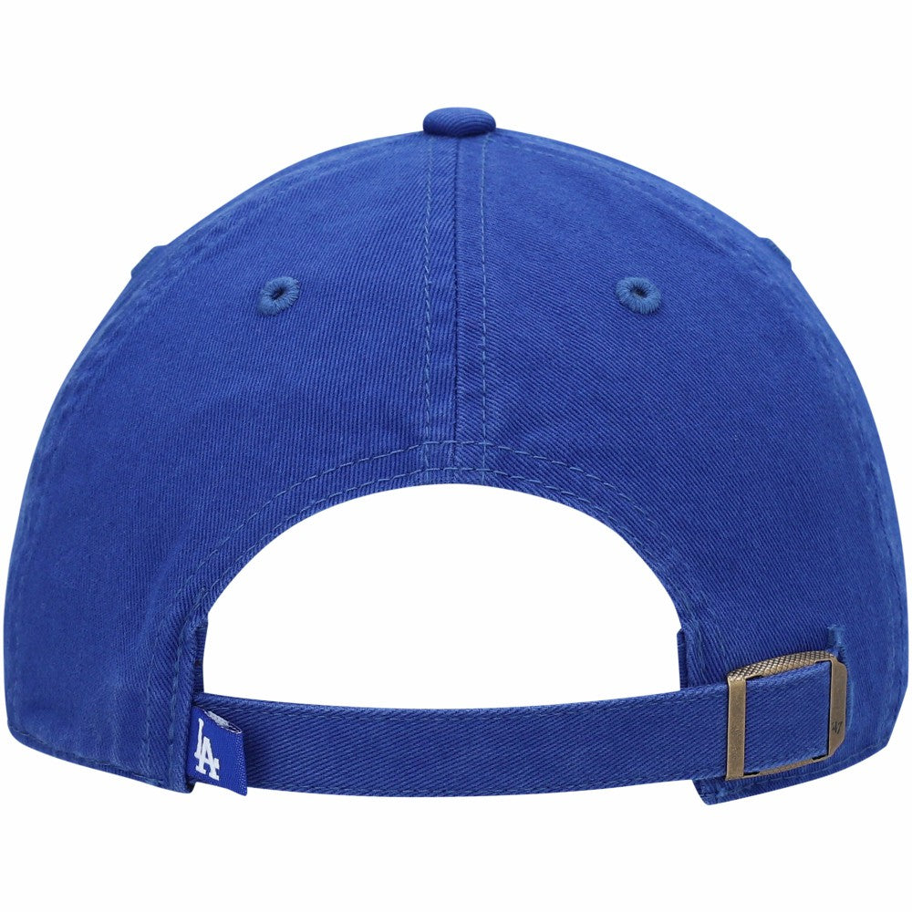 Los Angeles Dodgers Youth Team Logo Clean Up Adjustable Hat Royal