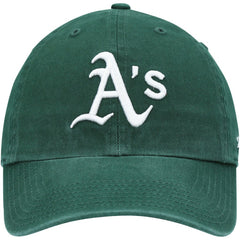 Athletics Youth Team Logo Clean Up Adjustable Hat Green