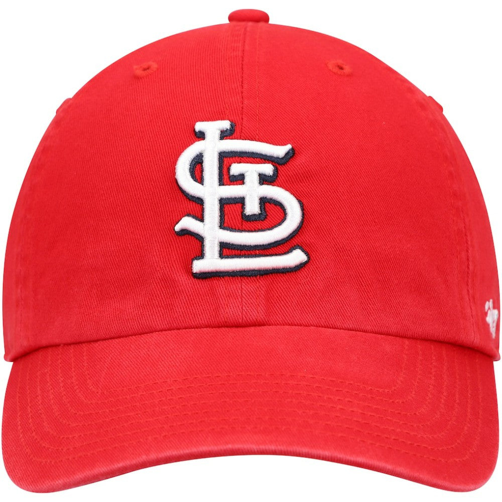 St. Louis Cardinals Youth Team Logo Clean Up Adjustable Hat Red
