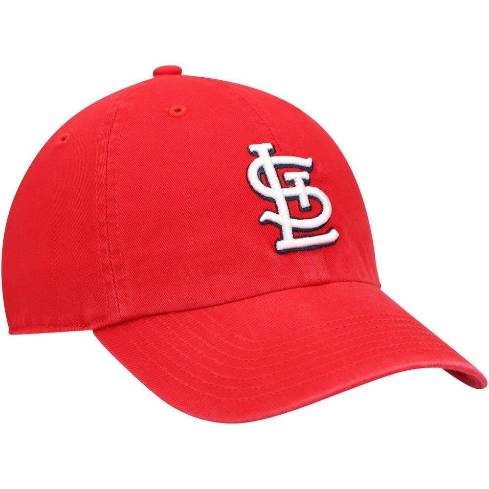 St. Louis Cardinals Youth Team Logo Clean Up Adjustable Hat Red