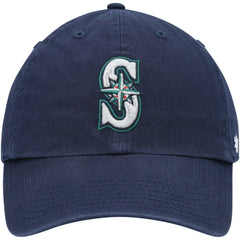 Seattle Mariners Youth Team Logo Clean Up Adjustable Hat Navy