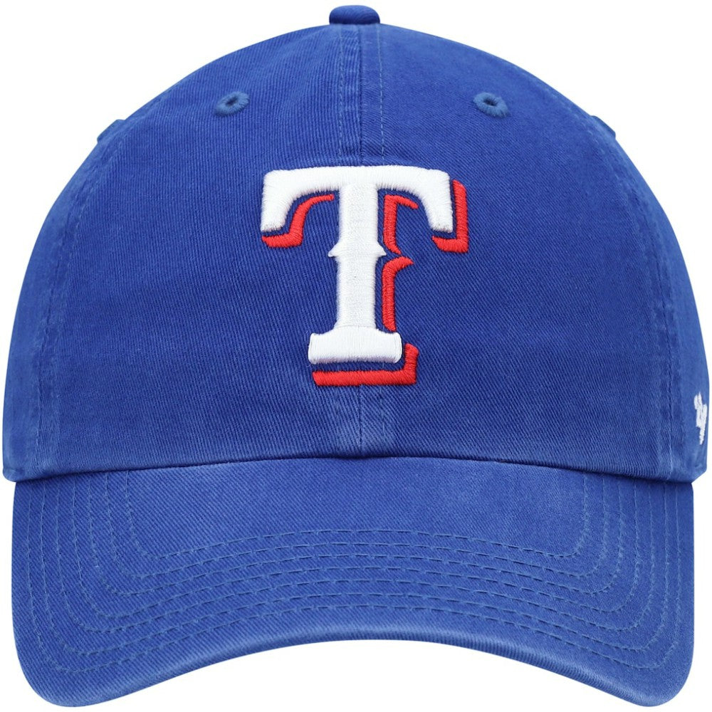 Texas Rangers Youth Team Logo Clean Up Adjustable Hat Royal