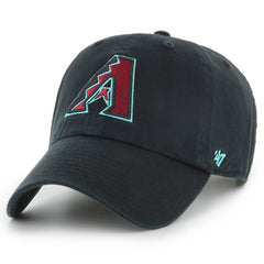 Arizona Diamondbacks Youth Team Logo Clean Up Adjustable Hat Black