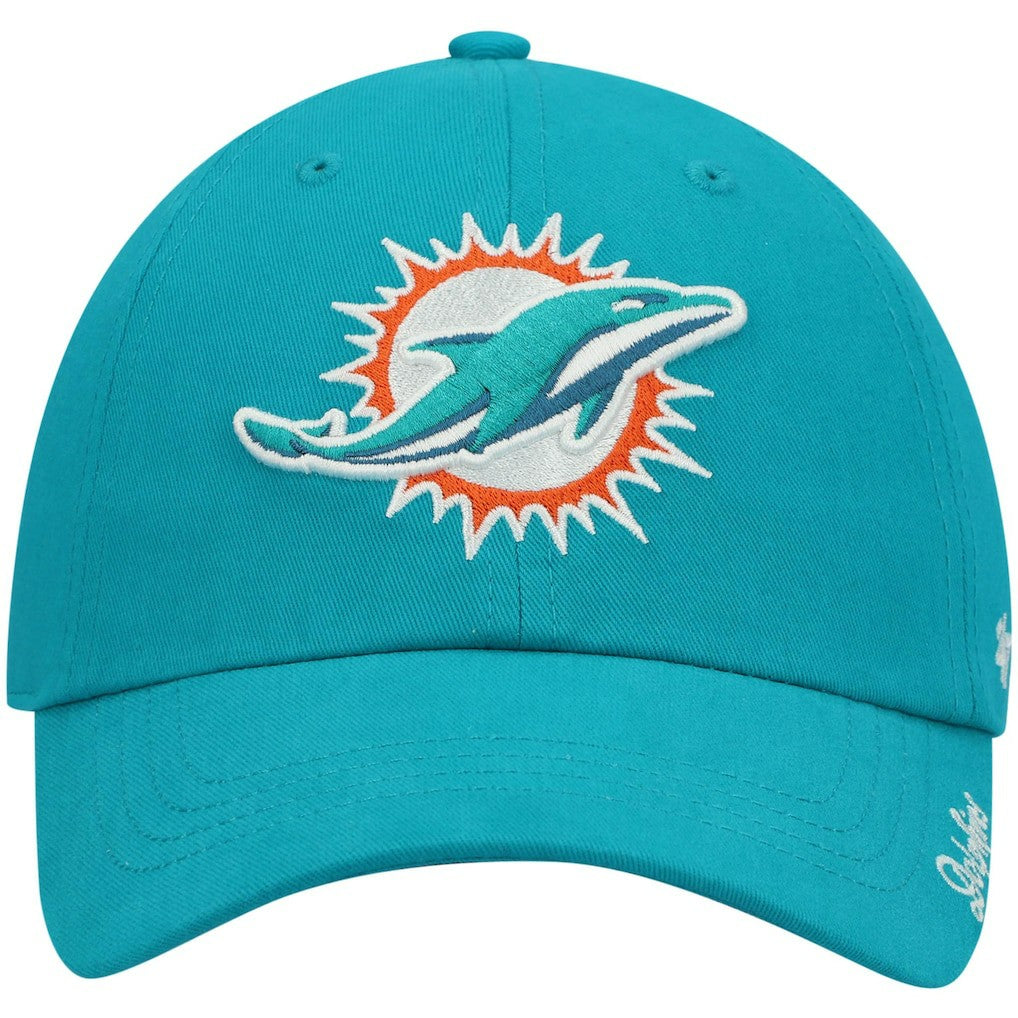 Miami Dolphins '47 Women's Miata Clean Up Primary Adjustable Hat - Aqua sale