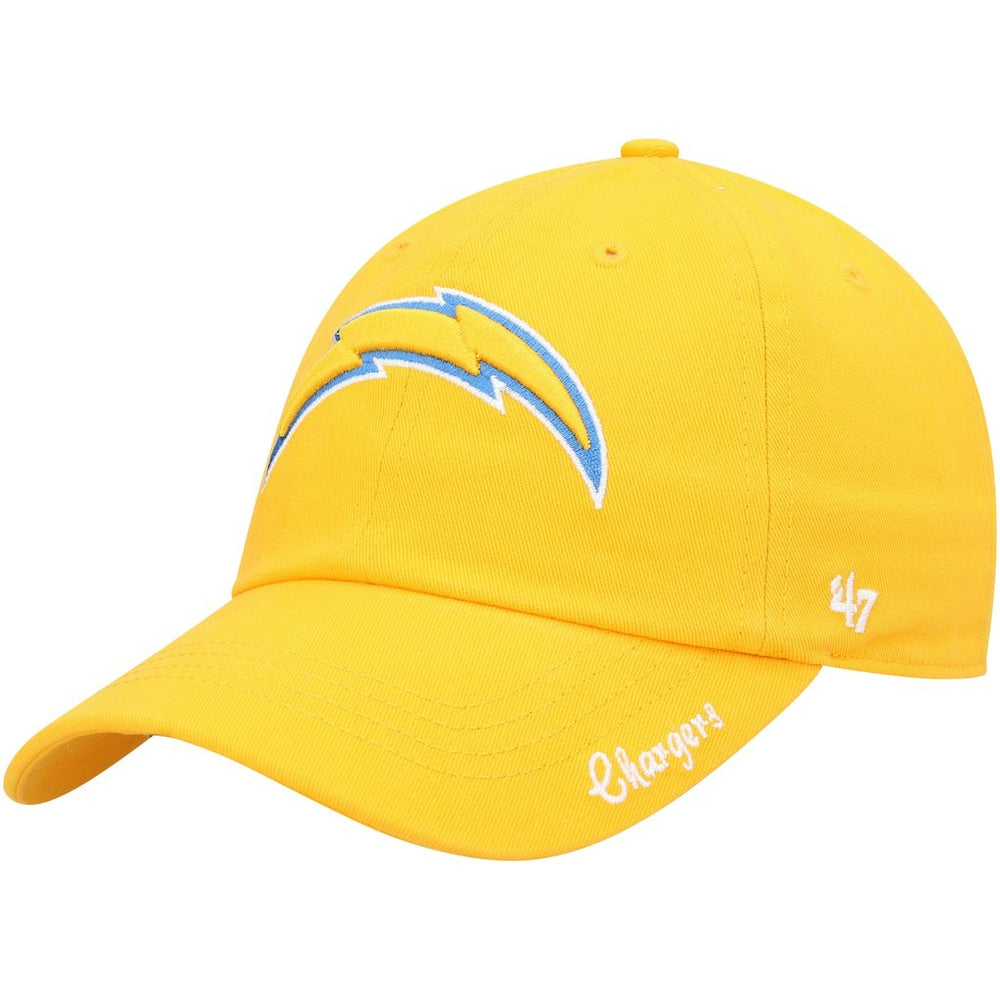 Los Angeles Chargers '47 Women's Miata Clean Up Secondary Logo Adjustable Hat - Gold for sale