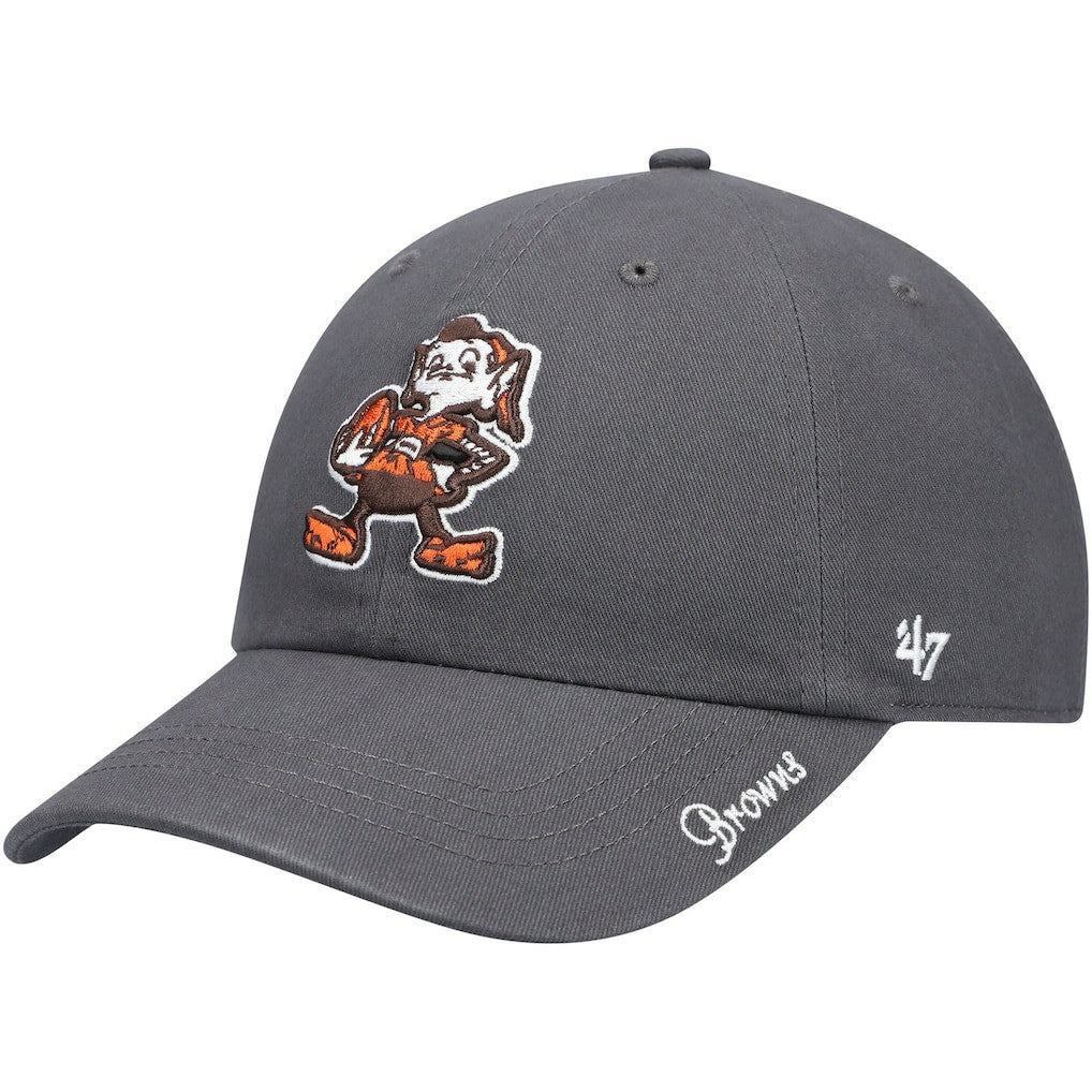 Cleveland Browns '47 Women's Brownie The Elf Miata Clean Up Adjustable Hat - Charcoal cheap