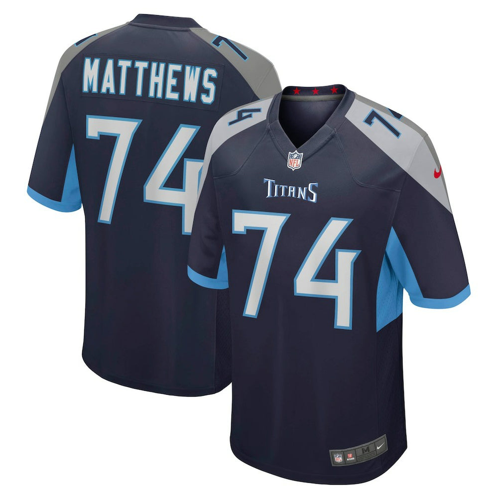 Bruce Matthews Tennessee Titans Retired Player Jersey - Navy on sale