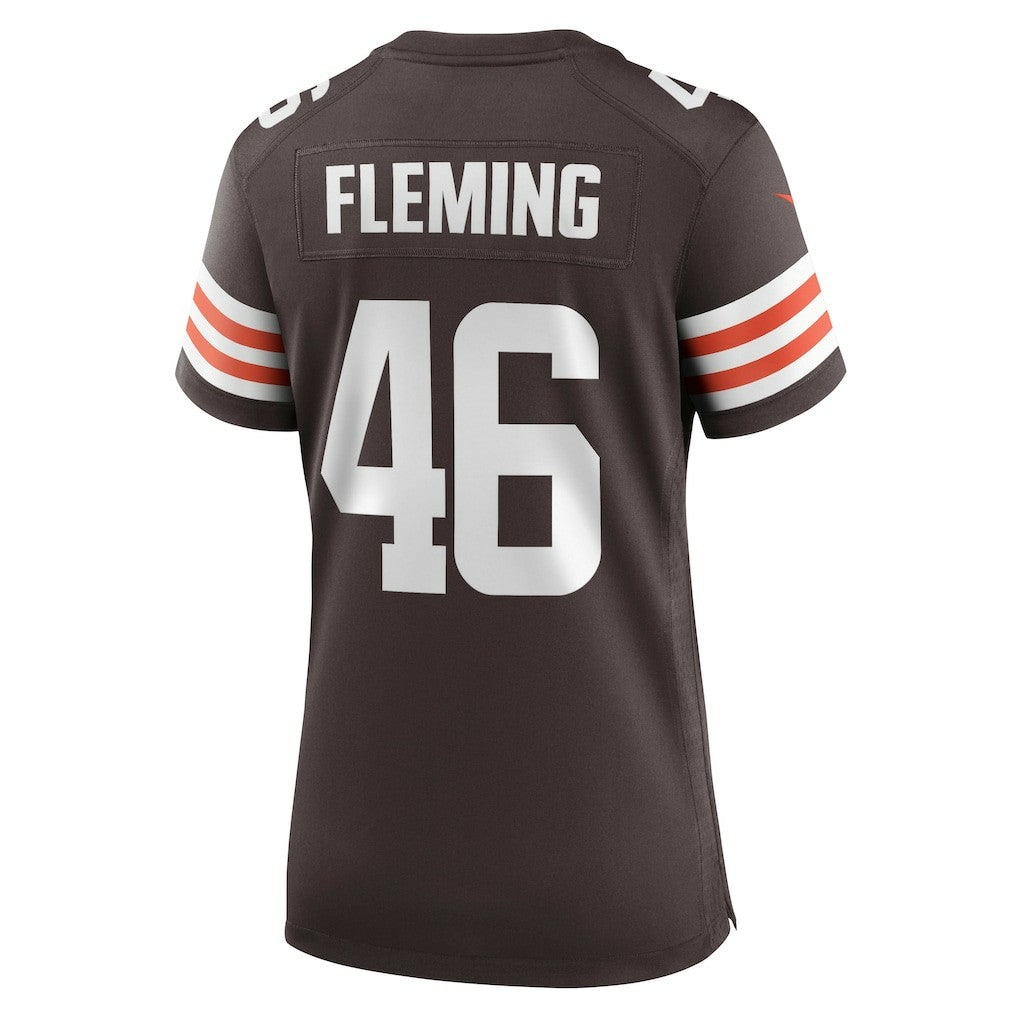 Don Fleming Cleveland Browns Women's Retired Player Jersey - Brown for sale