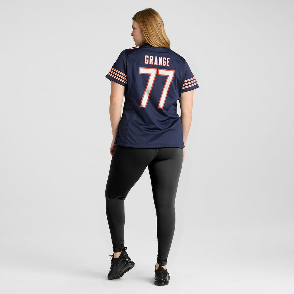 Red Grange Chicago Bears Women's Retired Player Jersey - Navy discount