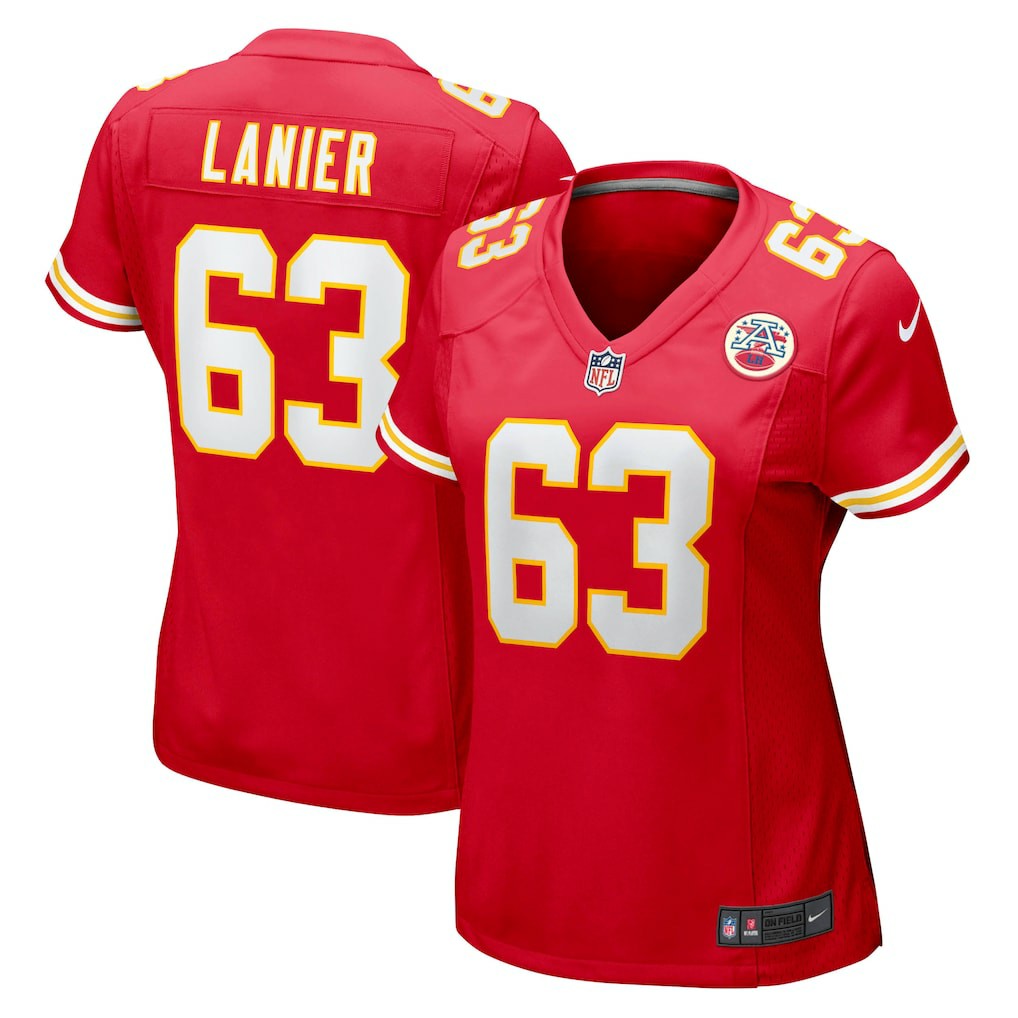 Willie Lanier Kansas City Chiefs Women's Retired Player Jersey - Red sale