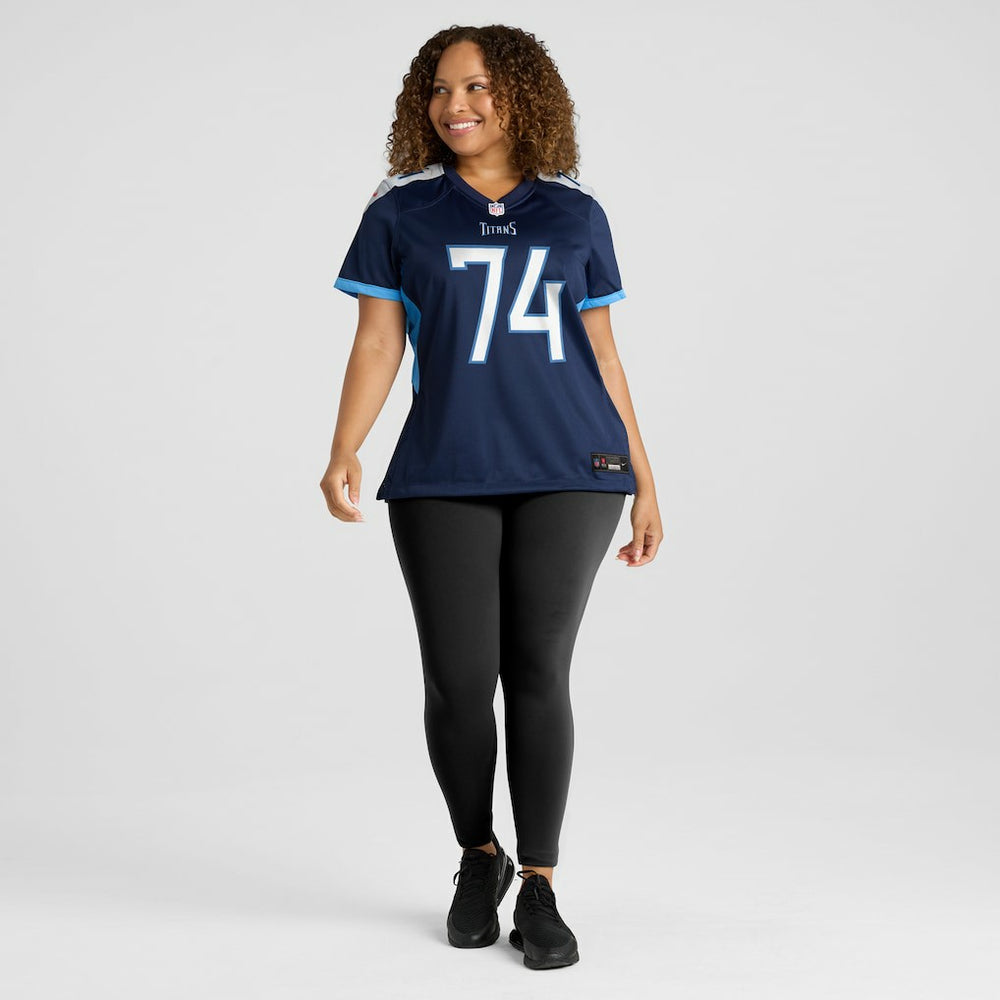 Bruce Matthews Tennessee Titans Women's Retired Player Jersey - Navy for sale