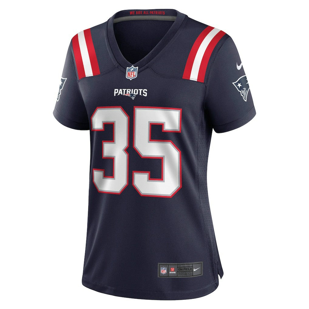 Jim Nance New England Patriots Women's Retired Player Jersey - Navy on sale