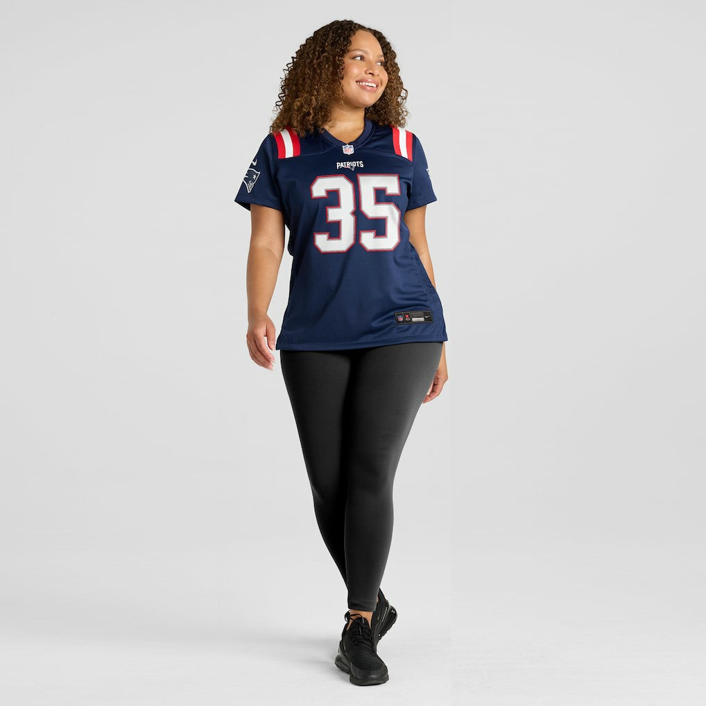 Jim Nance New England Patriots Women's Retired Player Jersey - Navy on sale